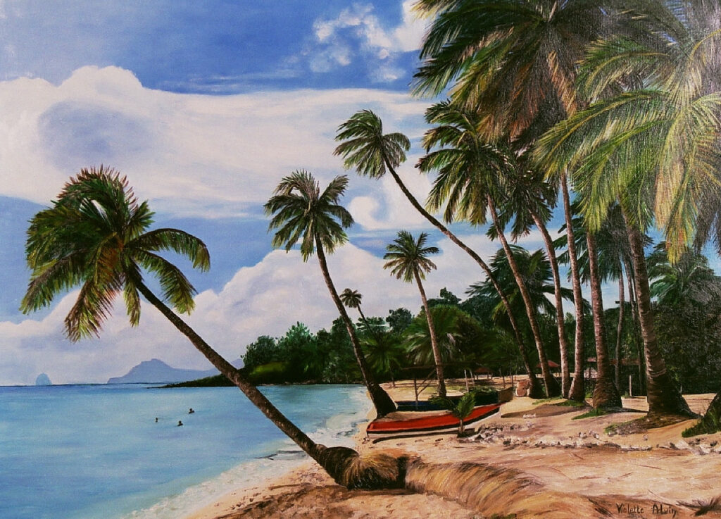 Peinture - Anse Figuier - Martinique
